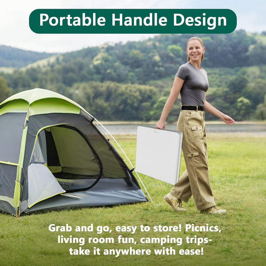 Adjustable Plastic Folding Table