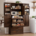 71‑Inch Farmhouse Tall Kitchen Pantry Storage Cabinet
