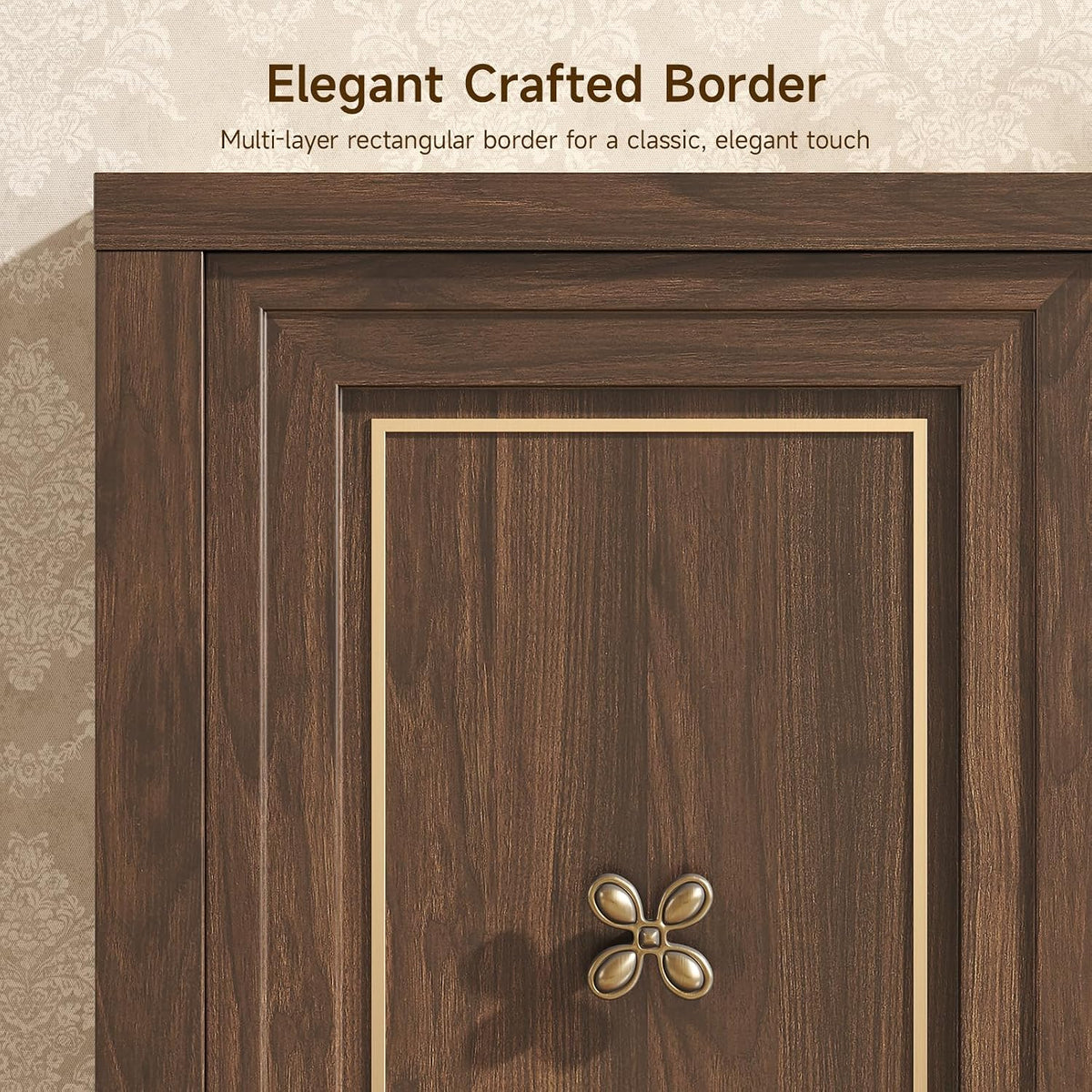 63‑Inch Wooden Sideboard Buffet Credenza Cabinet