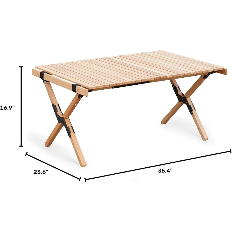 Portable Wood Folding Picnic Table