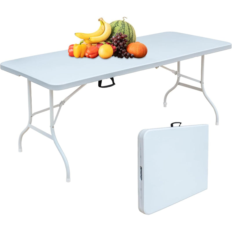 Heavy‑Duty 6FT Plastic Folding Table
